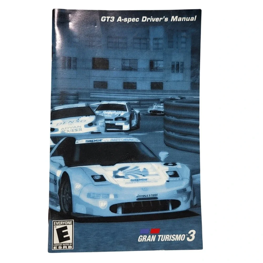 Gran Turismo 3 A-spec PS2 Instruction Manual‎ Sony PlayStation 2 Drivers Guide